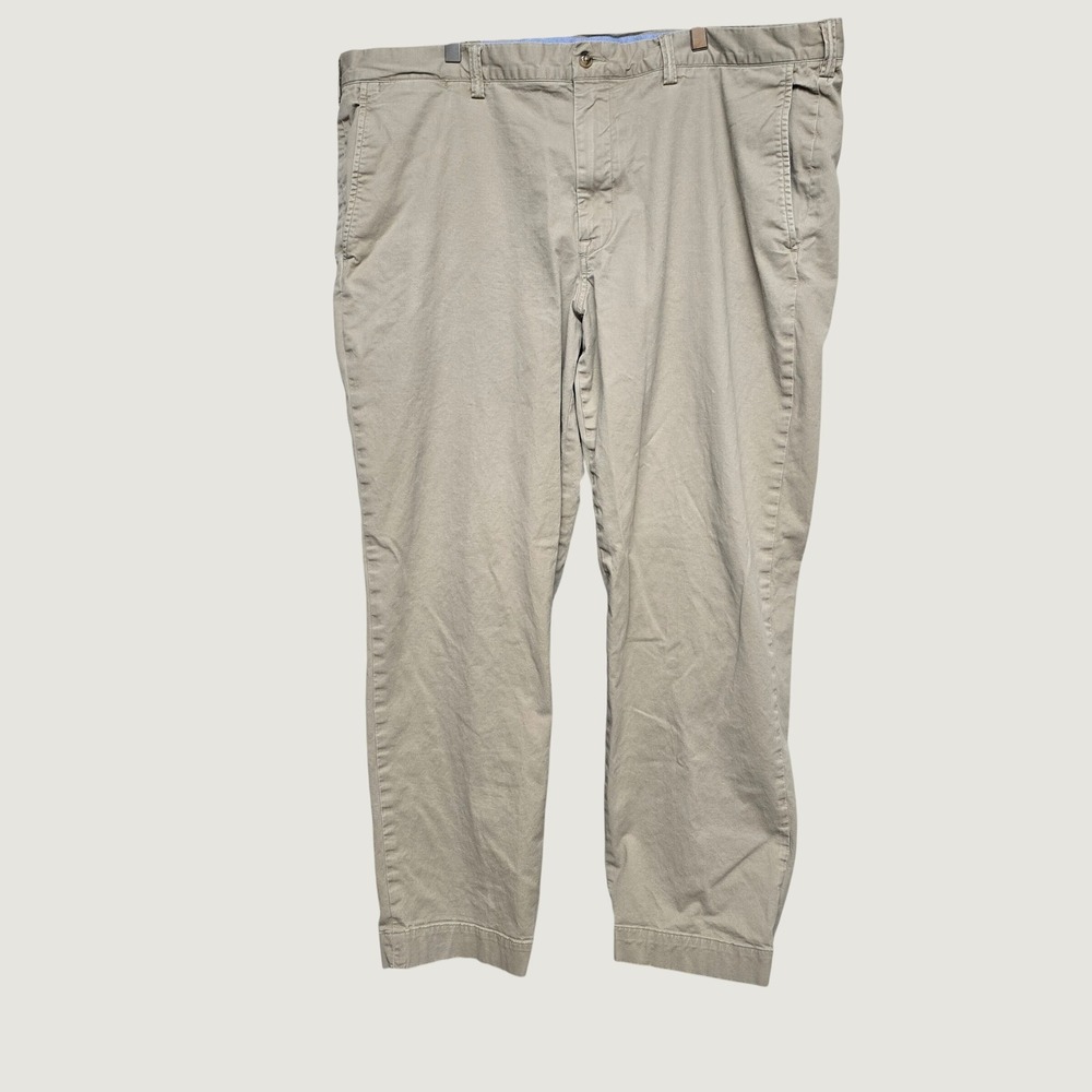 Polo Ralph Lauren Stretch Straight Fit Chinos Mens 42x32 (fits 42x30) Tan Preppy